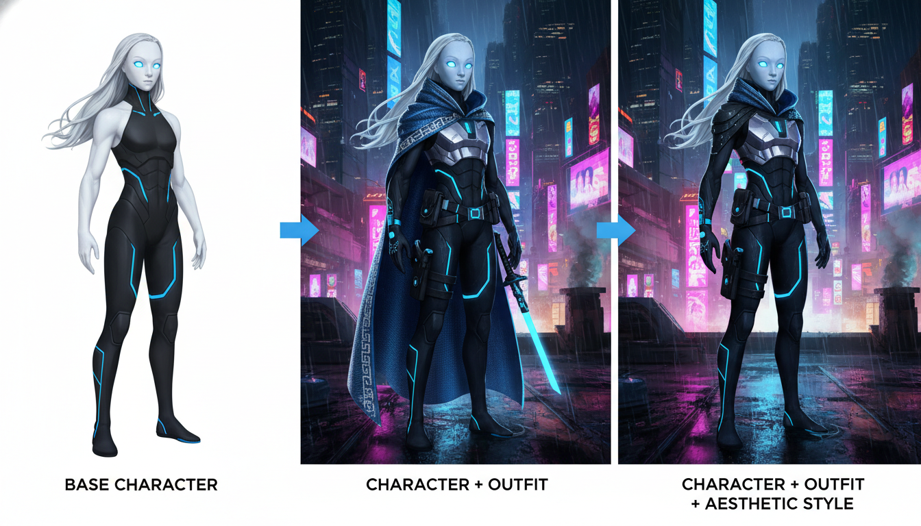 Combinaisons multiples de LoRAs