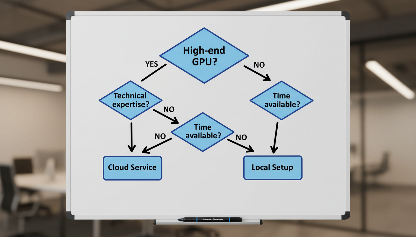 Comparaison local vs cloud